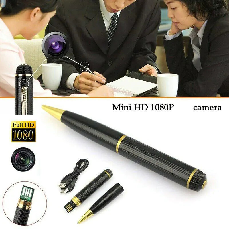 Cam Pocket Pen Camera HD 1080P Mini Body Video Recorde