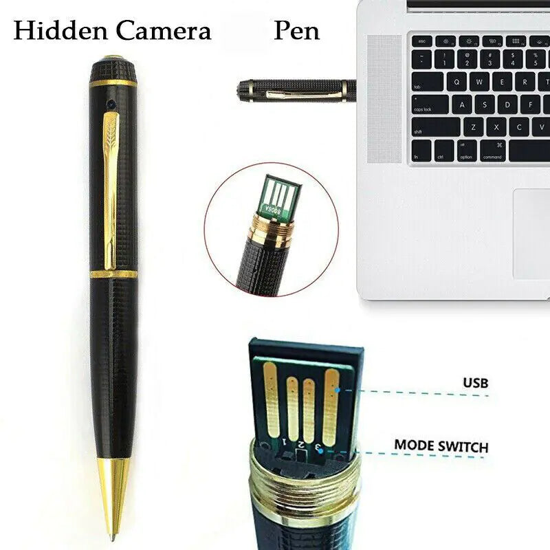 Cam Pocket Pen Camera HD 1080P Mini Body Video Recorde