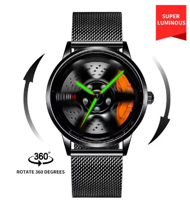 3D Dynamic Rim Men's Watch